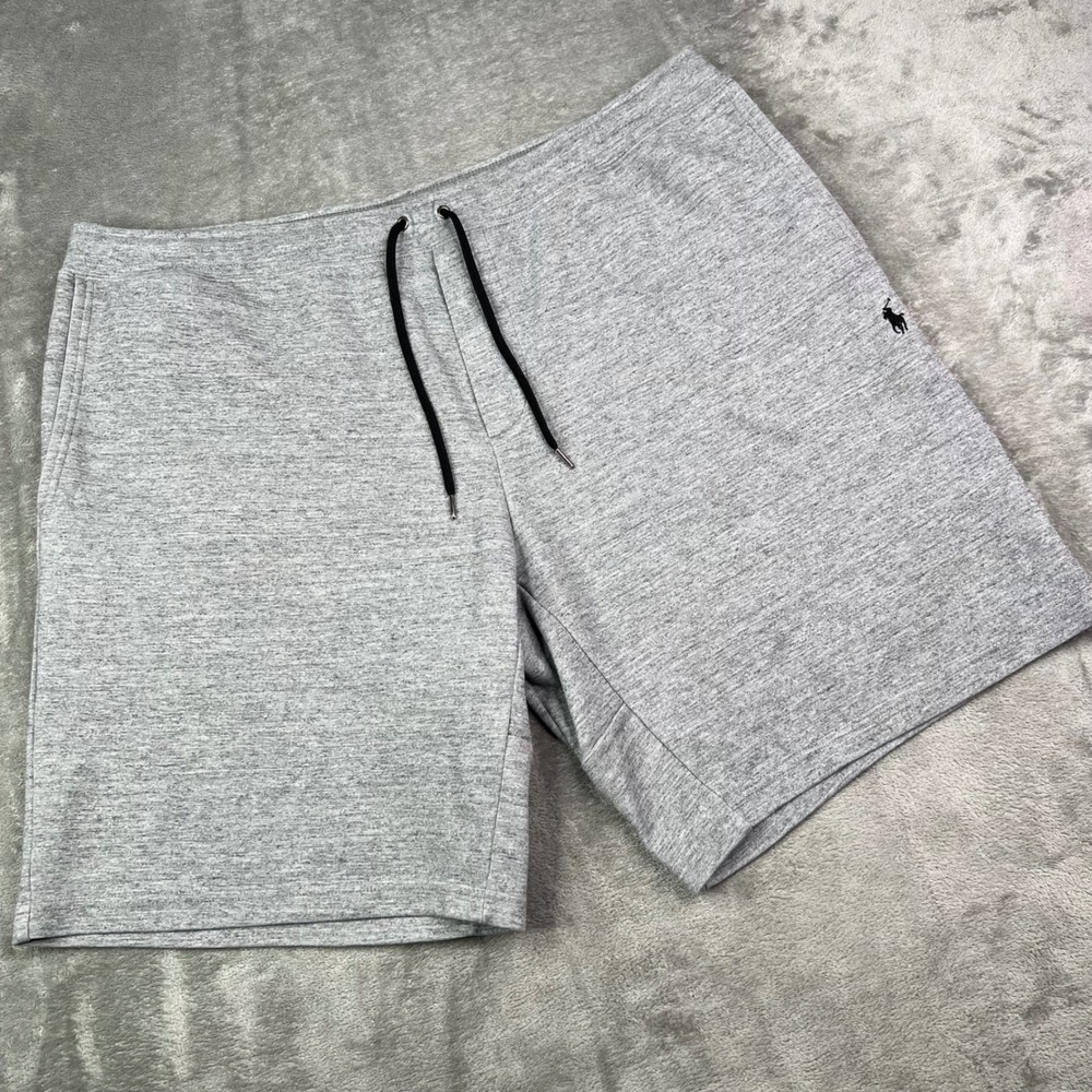 Polo Ralph Lauren Performance Shorts Mens 2XB Gray Heathered Knit Sweat Lounge